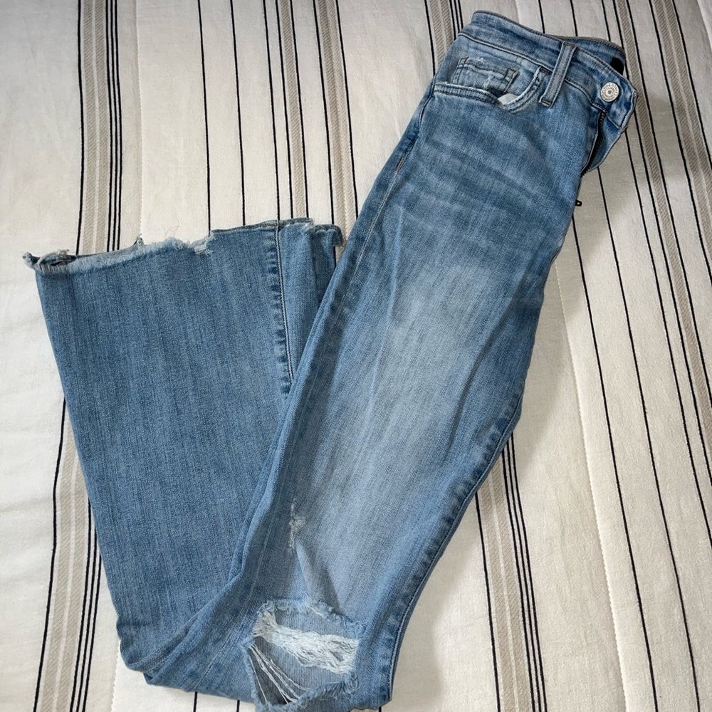 Flying monkey flare jeans